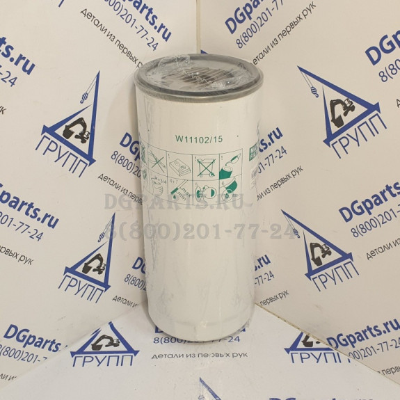 Фильтр MANN-Filter W11102/15 H274 D110 11/8" 16 UNF возвр.клапан\ DAF, IVECO, FIAT